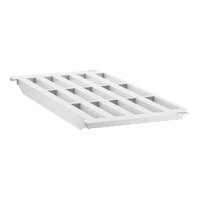 Cambro CS2411V480 24" x 11" Vented Shelf End Plate for Camshelving® Premium, Elements, and Elements XTRA Series