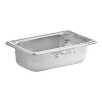 Vollrath 30922 Super Pan V® 1/9 Size 2" Deep Anti-Jam Stainless Steel Steam Table / Hotel Pan - 22 Gauge