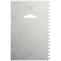 Ateco 1447 Aluminum 6" x 4" Decorating and Icing Comb