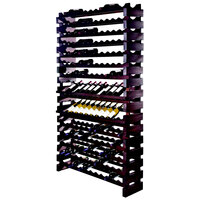 Franmara WM168-S Modularack Pro 168 Bottle Stained Wall Mount Wooden Modular Wine Rack