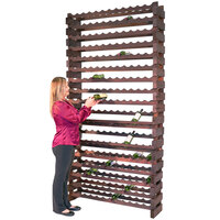 Franmara WM192-S Modularack Pro 192 Bottle Stained Wall Mount Wooden Modular Wine Rack