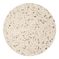 Art Marble Furniture Q403 54" Round Snow White Quartz Tabletop