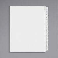 Avery® 1700 8 1/2" x 11" Allstate-Style Collated Legal Exhibit A-Z Single Letter Tab Dividers