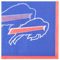 Creative Converting 659504 Buffalo Bills 2-Ply Beverage Napkin - 192/Case