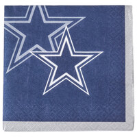 Creative Converting 659509 Dallas Cowboys 2-Ply Beverage Napkin - 192/Case