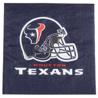 Creative Converting Houston Texans 2-Ply Luncheon Napkin - 192/Case