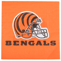 Creative Converting Cincinnati Bengals 2-Ply Luncheon Napkin - 192/Case