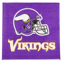 Creative Converting Minnesota Vikings 2-Ply Luncheon Napkin - 192/Case