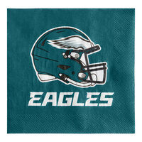 Creative Converting Philadelphia Eagles 2-Ply Luncheon Napkin - 192/Case