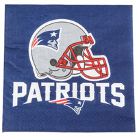 Creative Converting New England Patriots 2-Ply Luncheon Napkin - 192/Case