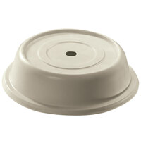 Cambro 124VS101 Versa Antique Parchment Camcover 12 1/4" Round Plate Cover - 12/Case