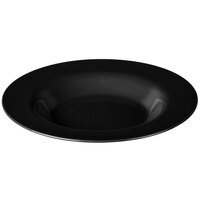 Carlisle 3303003 Sierrus 12" Black Melamine Chef Salad / Pasta Bowl - 12/Case