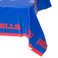 Creative Converting Buffalo Bills 54" x 102" Plastic Table Cover - 12/Case