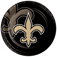 Creative Converting New Orleans Saints 9" Paper Dinner Plate - 96/Case