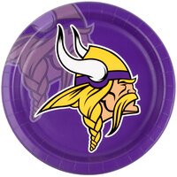 Creative Converting Minnesota Vikings 9" Paper Dinner Plate - 96/Case