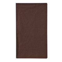 Hoffmaster 180554 Chocolate Brown 15" x 17" 2-Ply Paper Dinner Napkin - 125/Pack