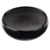 Reserve by Libbey PEB-14-O Pebblebrook 3 oz. Obsidian Porcelain Dip Dish - 24/Case