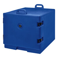 Cambro 1826MTC186 Camcarrier Navy Blue Front Loading Insulated Tray / Sheet Pan Carrier for Full Size Pans