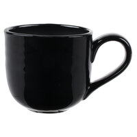 Reserve by Libbey PEB-15-O Pebblebrook 11.625 oz. Obsidian Organic Porcelain Mug - 12/Case