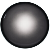 Reserve by Libbey PEB-3-O Pebblebrook 11" Obsidian Porcelain Coupe Plate - 12/Case