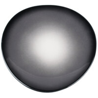 Reserve by Libbey PEB-5-O Pebblebrook 8 3/8" Obsidian Organic Porcelain Plate - 12/Case