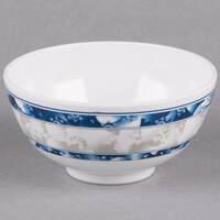 Thunder Group 3004DL Blue Dragon 12 oz. Round Melamine Rice Bowl - 12/Case