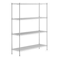 Regency Spec Line 18" x 60" x 74" NSF Stainless Steel 4-Shelf Kit