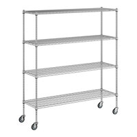 Regency Spec Line 18" x 60" x 70" NSF Stainless Steel 4-Shelf Kit