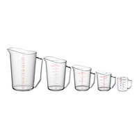 Cambro Camwear® 5-Piece Polycarbonate Measuring Cup Set