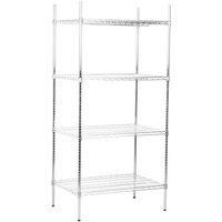 Regency Spec Line 24" x 36" x 74" NSF Stainless Steel 4-Shelf Kit