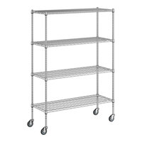 Regency Spec Line 18" x 48" x 70" NSF Stainless Steel 4-Shelf Kit