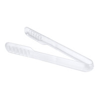 Rosseto GDM006 Bulkshop Clear Plastic Tongs - 9" x 1 1/2" x 1"