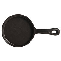 Libbey CIS-15 5" Mini Round Cast Iron Skillet - 12/Case