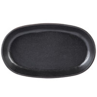 Libbey CIS-18 9 1/2" x 6 1/2" Oval Cast Iron Fajita Skillet - 12/Case