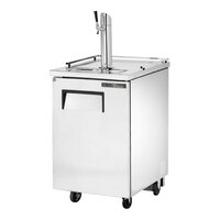 True TDD-1-S-HC Single Tap Kegerator Beer Dispenser - Stainless Steel, (1) 1/2 Keg Capacity