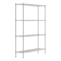 Regency 14" x 60" x 74" NSF Chrome 4-Shelf Kit