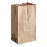 Duro 6 lb. Brown Paper Bag - 500/Bundle