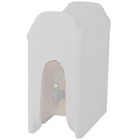 Snap Drape CN420BS5010 Contour Cover White 5 Gallon Spandex Beverage Dispenser Cover