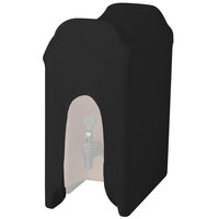 Snap Drape CN420BS10014 Contour Cover Black 10 Gallon Spandex Beverage Dispenser Cover