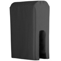 Snap Drape 5412BDC5512 Wyndham Charcoal 5 Gallon Polyester Beverage Dispenser Cover