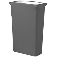 Snap Drape CN420WC23512 Contour Cover 23 Gallon Slim Jim Charcoal Spandex Rectangular Trash Can Cover