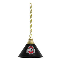 Holland Bar Stool BL1BROhioSt Ohio State University Logo Pendant Light with Brass Finish - 120V