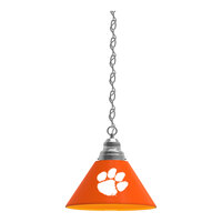 Holland Bar Stool BL1CHClmson Clemson Logo Pendant Light with Chrome Finish - 120V