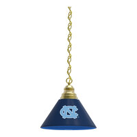 Holland Bar Stool BL1BRNorCar University of North Carolina Logo Pendant Light with Brass Finish - 120V