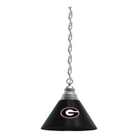 Holland Bar Stool BL1CHGA-G University of Georgia Logo Pendant Light with Chrome Finish - 120V