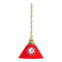 Holland Bar Stool BL1BRAL-A University of Alabama Logo Pendant Light with Brass Finish - 120V