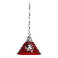 Holland Bar Stool BL1CHFSU-HD Florida State University Logo Pendant Light with Chrome Finish - 120V