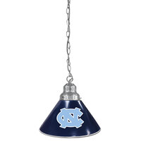 Holland Bar Stool BL1CHNorCar University of North Carolina Logo Pendant Light with Chrome Finish - 120V