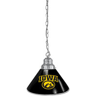 Holland Bar Stool BL1CHIowaUn University of Iowa Logo Pendant Light with Chrome Finish - 120V