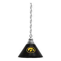 Holland Bar Stool BL1CHIowaUn University of Iowa Logo Pendant Light with Chrome Finish - 120V